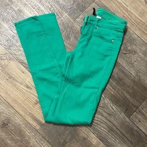 Women’s skinny turquoise jeans from buckle Divided